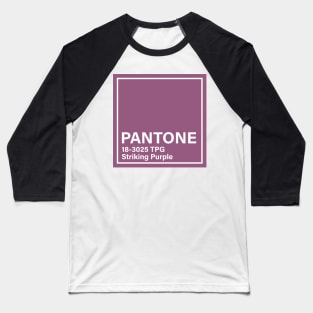 Pantone 18-3025 TPG Striking Purple Baseball T-Shirt